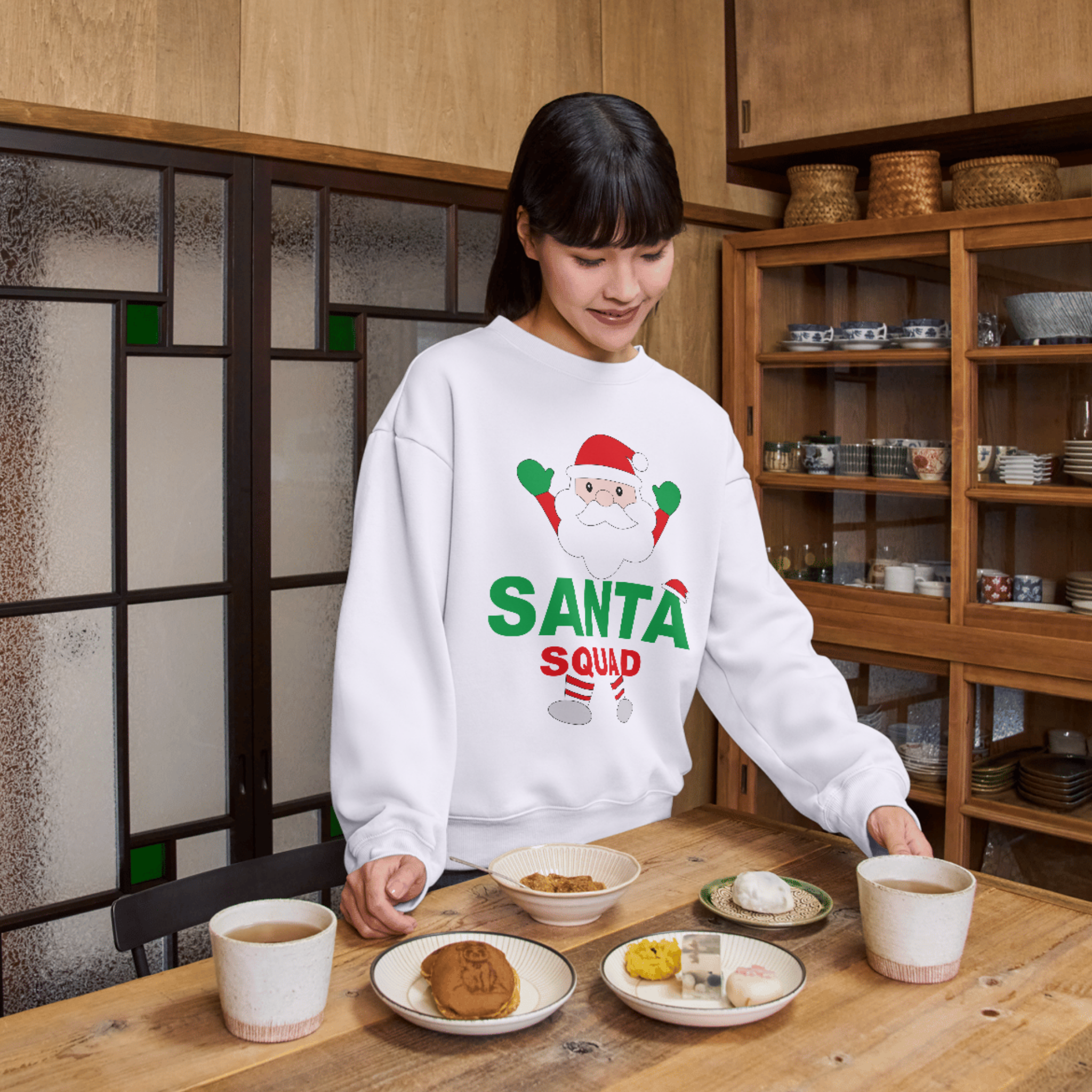 Donna Maglione Natalizio