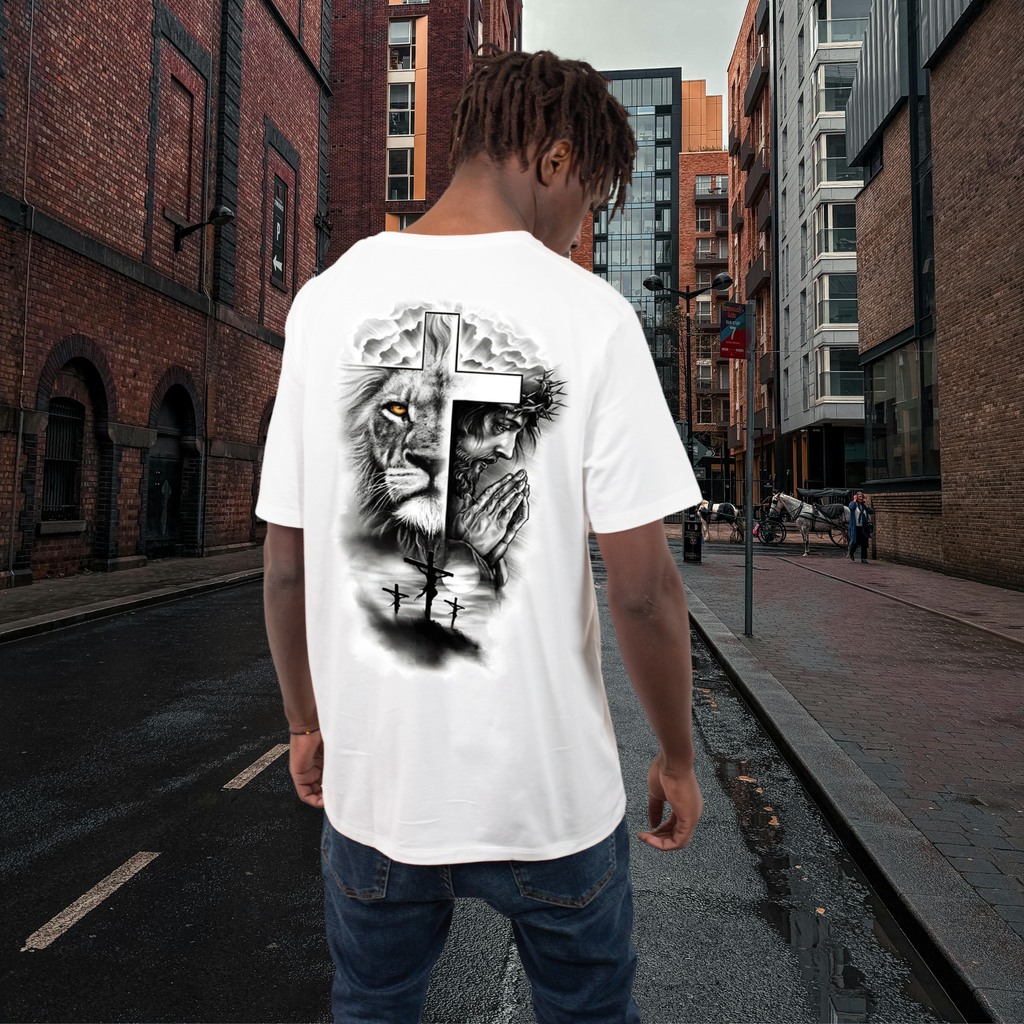 T-shirt oversize il Leone di Giuda